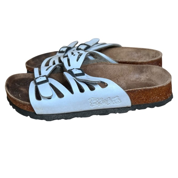 Birkenstock Birki’s Granada Slip-on Sandal Blue Comfort Women’s 36 (US 6) - Picture 3 of 9